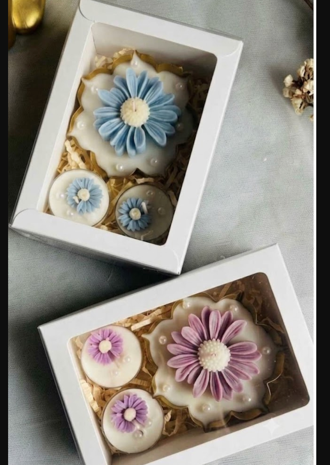 Urli & Two tealights festive pack