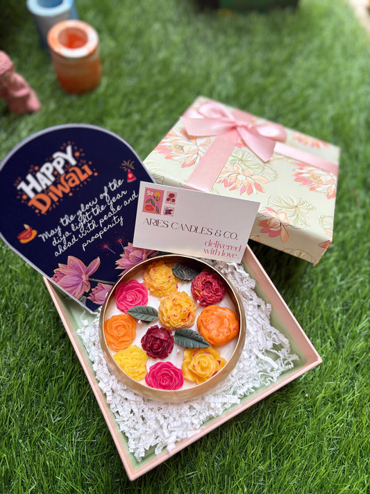 Round Floral Urli